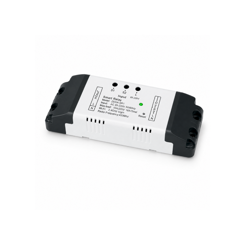 ZEDA WIFI 2 İki Röleli Wi-Fi + RF Akıllı Kontrol Modülü
