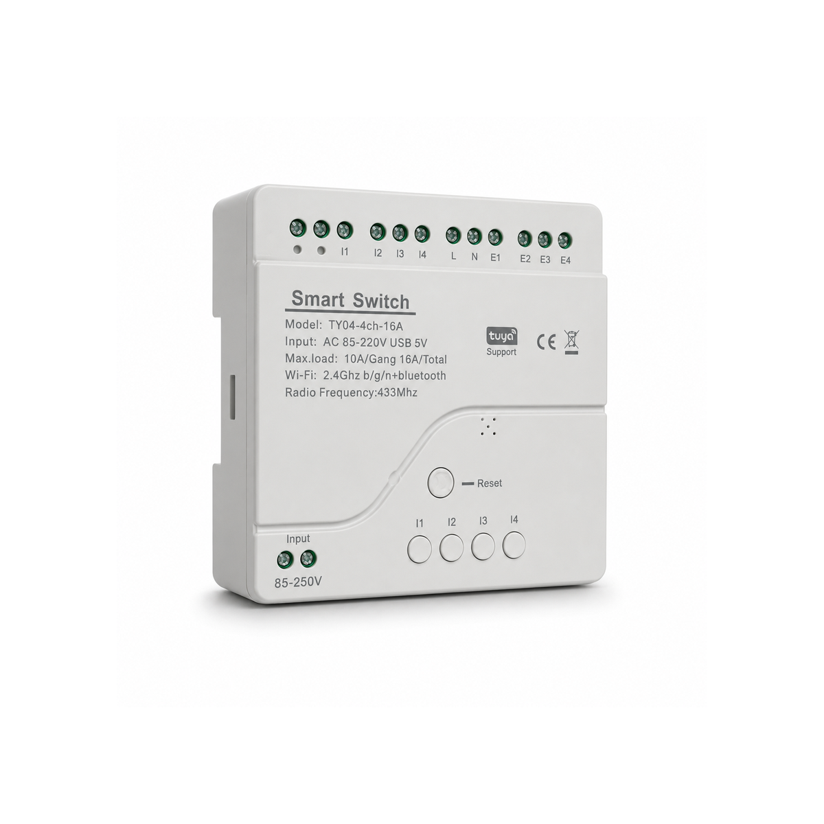 ZEDA WIFI 4 Dört Röleli Wi-Fi + RF Akıllı Kontrol Modülü