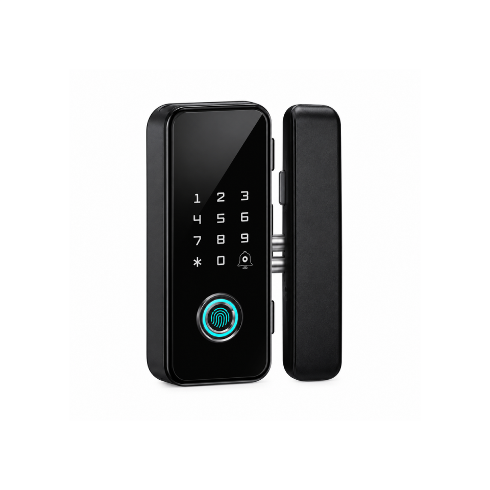 ZEDA C90 Pilli Akıllı Cam Kapı Kilidi